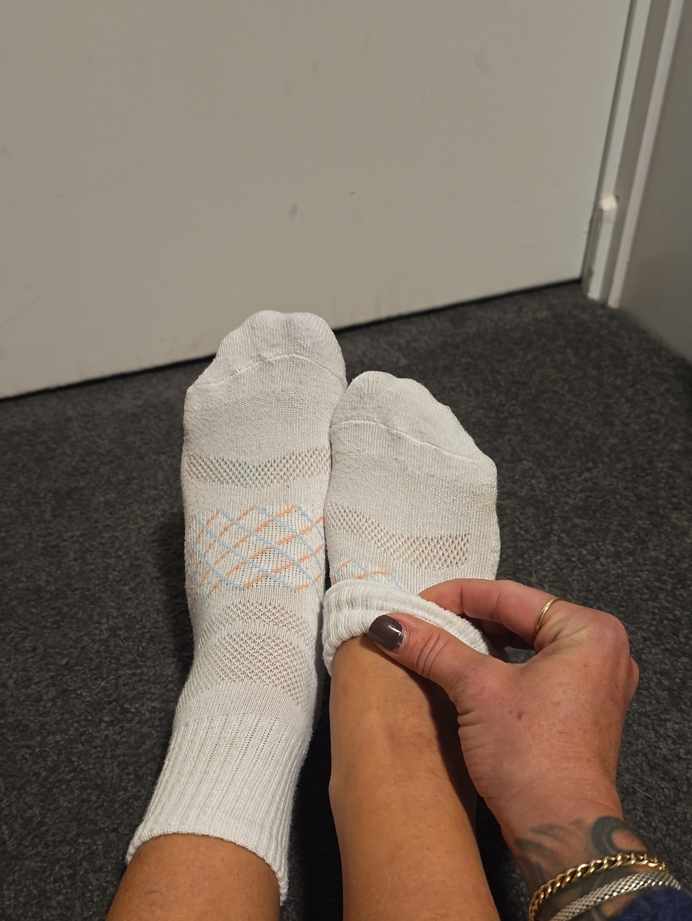Reebok White Low-Cut Socks
